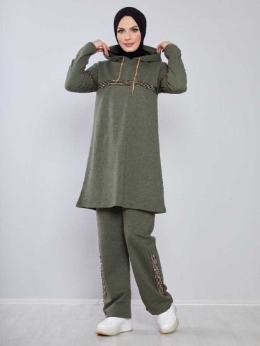 Hooded Tracksuit TRN1017 khaki 