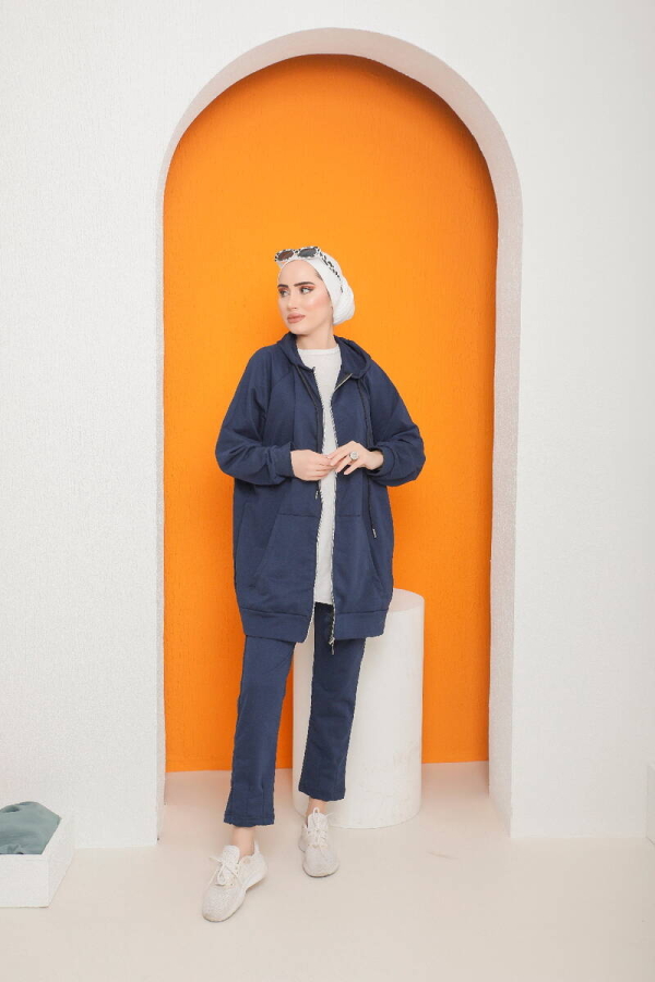 Tracksuit Set BRC5025 - Navy Blue - 14