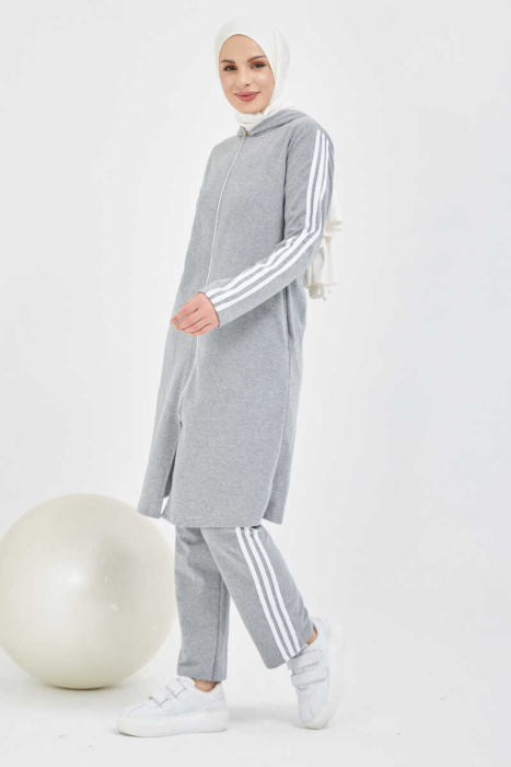 Tracksuit Set TRN1018 -Gray - 1