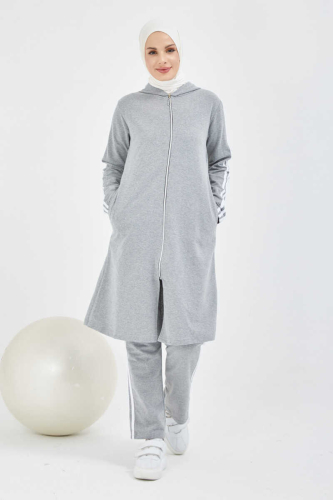 Tracksuit Set TRN1018 -Gray - 5