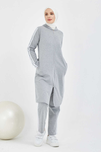 Tracksuit Set TRN1018 -Gray - 6