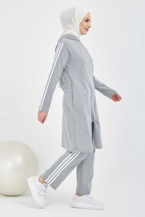 Tracksuit Set TRN1018 -Gray - 7