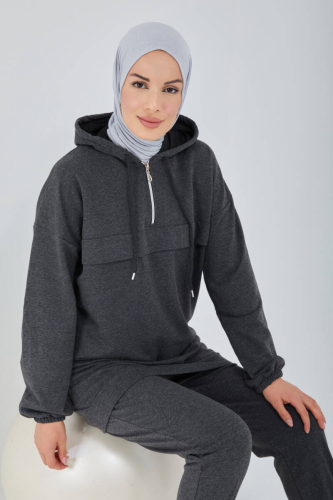 Tracksuit Set TRN1019 - Anthracite - 2