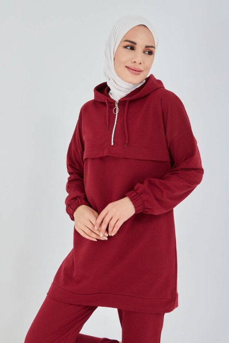 Tracksuit Set TRN1019 Bordeaux - 7