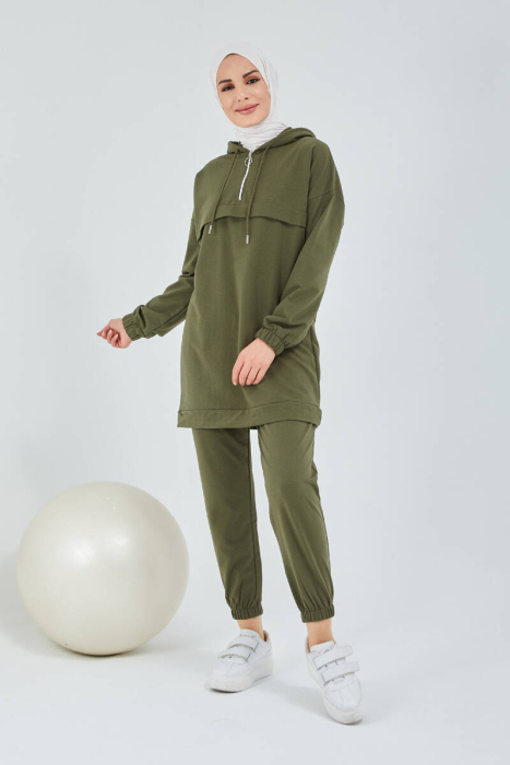 Tracksuit Set TRN1019 Khaki - 2