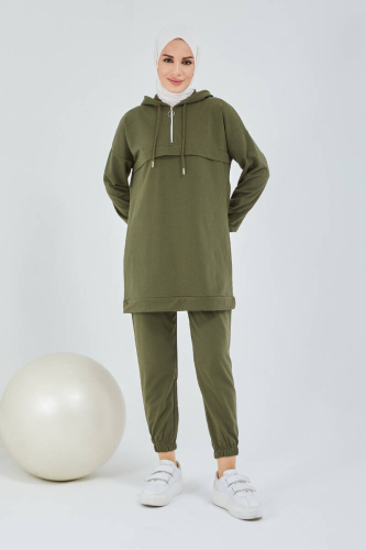 Tracksuit Set TRN1019 Khaki - 6