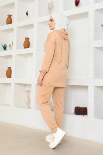 Tracksuit Set TRN1019 Latte - 5