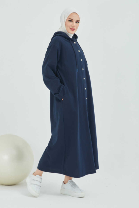 Unlined - Topcoat _ BTC0003 - Navy Blue - 1