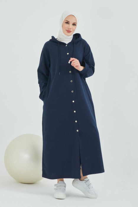 Unlined - Topcoat _ BTC0003 - Navy Blue - 3