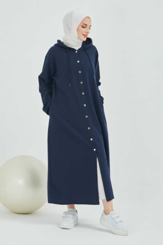 Unlined - Topcoat _ BTC0003 - Navy Blue - 4