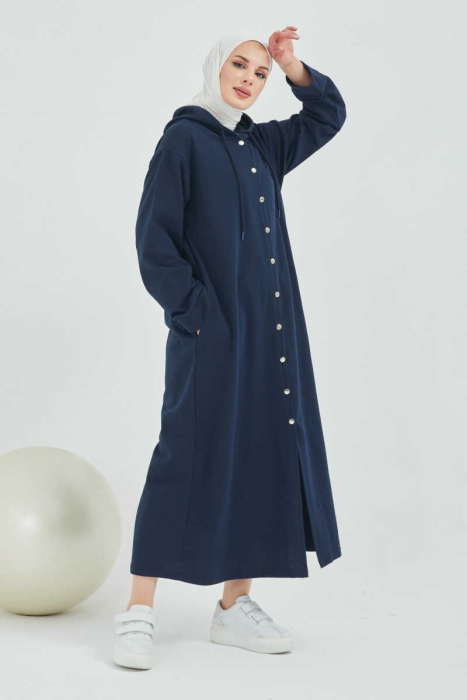 Unlined - Topcoat _ BTC0003 - Navy Blue - 8